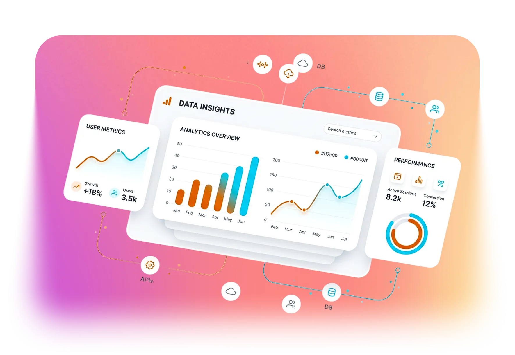 Illustration for Data and Analytics